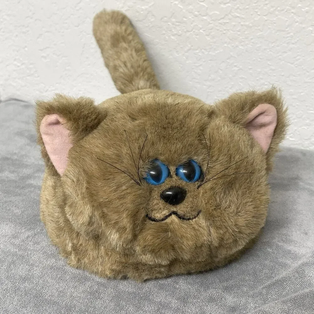 VTG 1985 Axlon Petster Robotic Cat Plush Sound Activated, Untested, For Parts